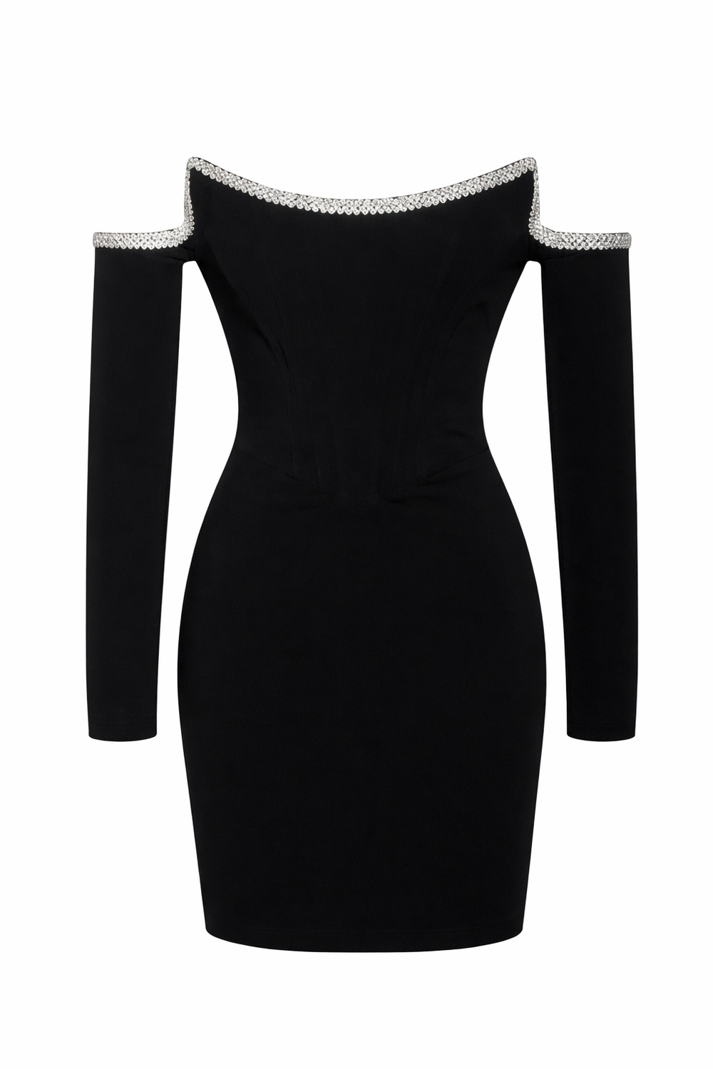 Black Lumiere Off Shoulder Dress