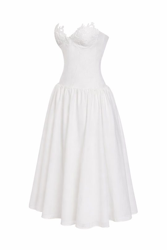 White Riviera Corset Dress