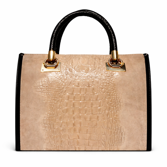 Opulence Cream Texture Tote