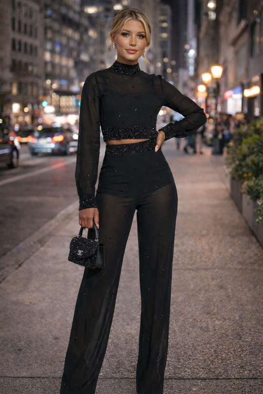 Midnight Embellished Luxe Set